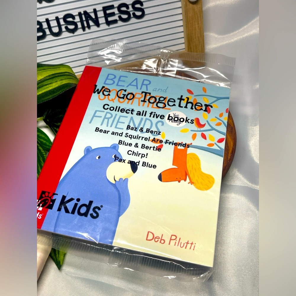 Chick-fil-A Kids Meal Book Bear and Squirrel Are Friends Deb Pilutti 2023 Sealed
